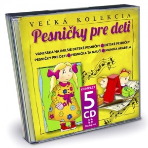 Pesničky pre detičky, veľká kolekcia 5xCD